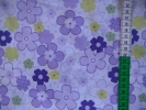 Tkanina bawełniana - fioletowe kwiatki - 1026