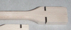 Żerdka drewniana przekręcana - 17 cm - 1 sztuka