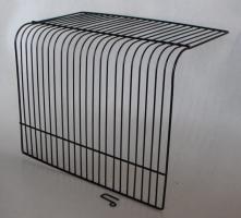 Front do klatki wystawowej dla kanarków - czarny