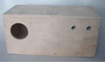 Budka lęgowa dla papużek - z przedsionkiem