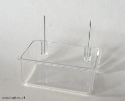 Miseczka z drucikami, przeźroczysta - Nowość !