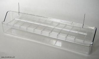 Karmnik z kratką - przeźroczysty - długość 30 cm - NOWOŚĆ !