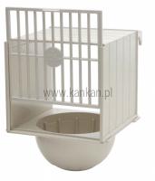 Gniazdko obudowane dla kanarków - beżowe