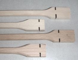 Żerdki przekręcane  - 17 cm - op. 10 sztuk  - do klatki wystawowej dla kanarków