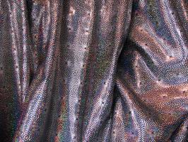 Lycra z hologramem - srebrny