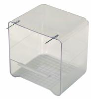 Basenik z drucianymi haczykami - 13 x 11 x 13 cm 