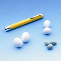 Jaja podkładowe z pełnego plastiku dla papużek falistych - op. 10 szt.