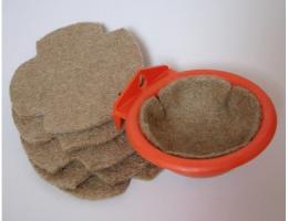 Wkładka do gniazdka dla kanarków - opakowanie 6 szt. - OKAZJA !